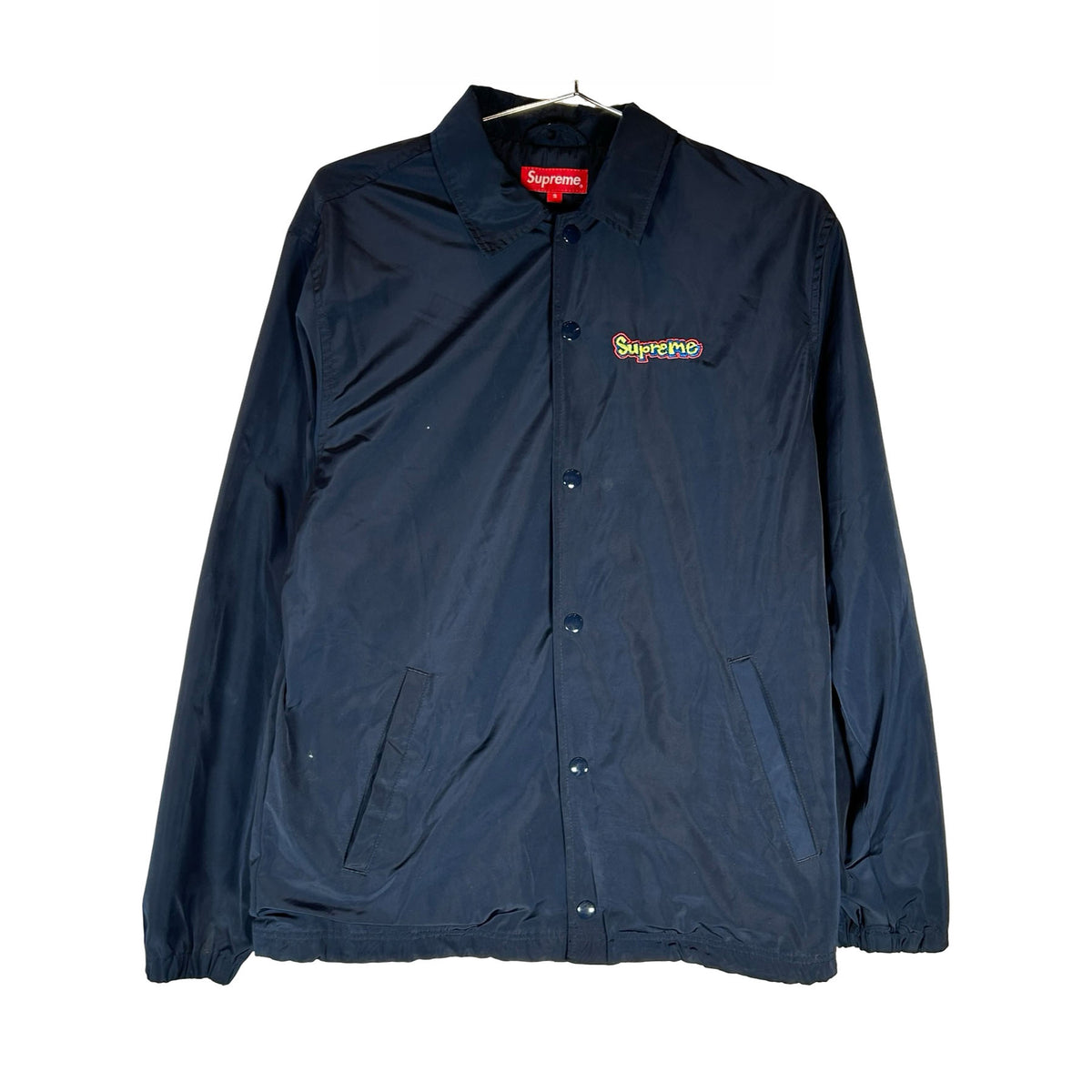Supreme Gonz Logo Coaches Jacket Navy [USED] - S (Used)