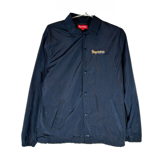 Supreme Gonz Logo Coaches Jacket Navy [USED] - S (Used)