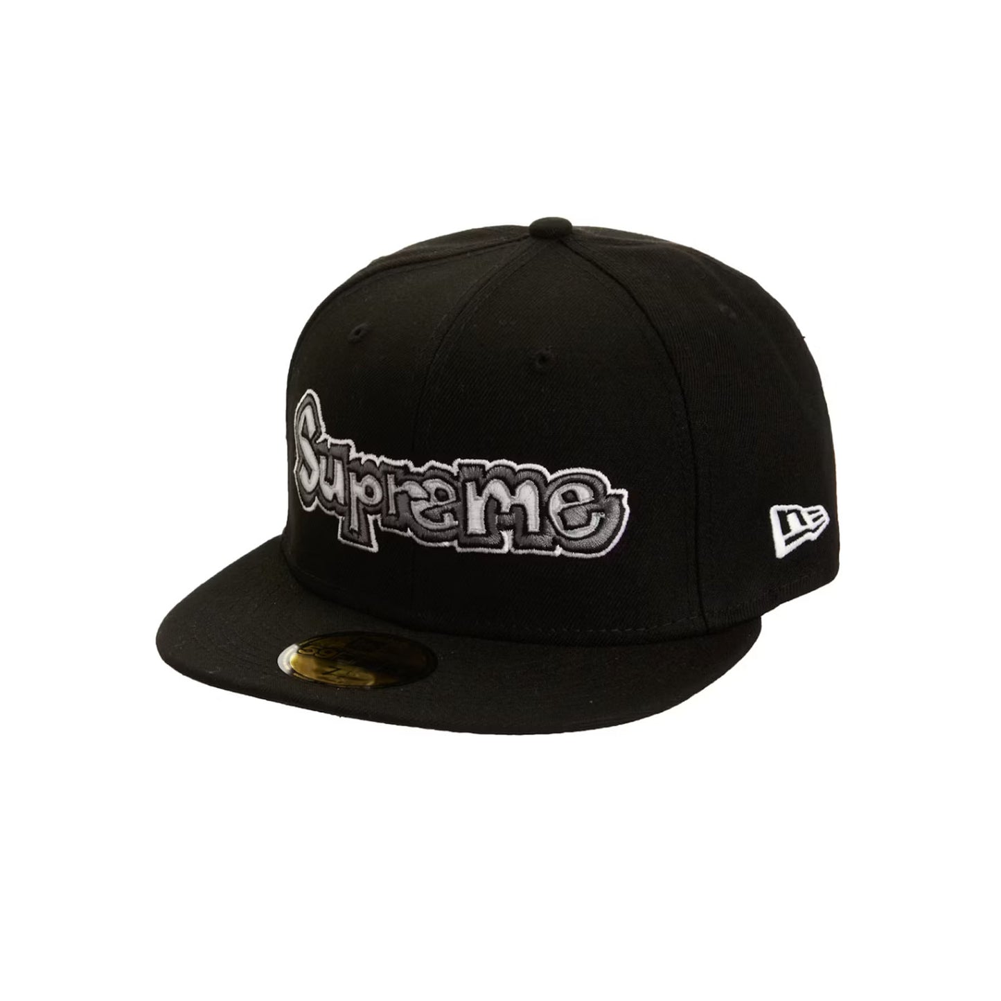 Supreme Gonz Logo New Era Black [USED] - 7 3/4 (Used)
