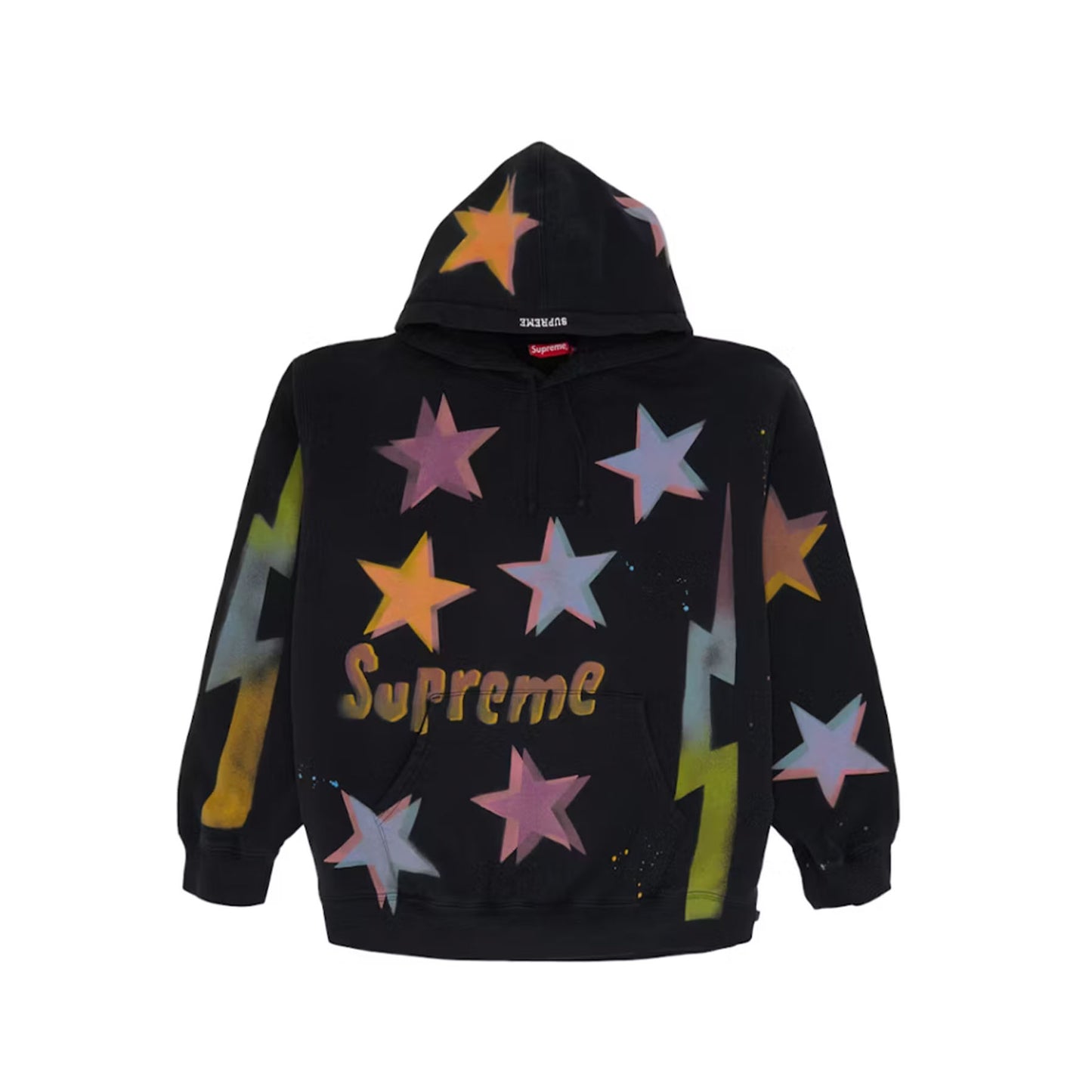 Supreme Gonz Stars Hooded Sweatshirt Black [USED] - M (Used)