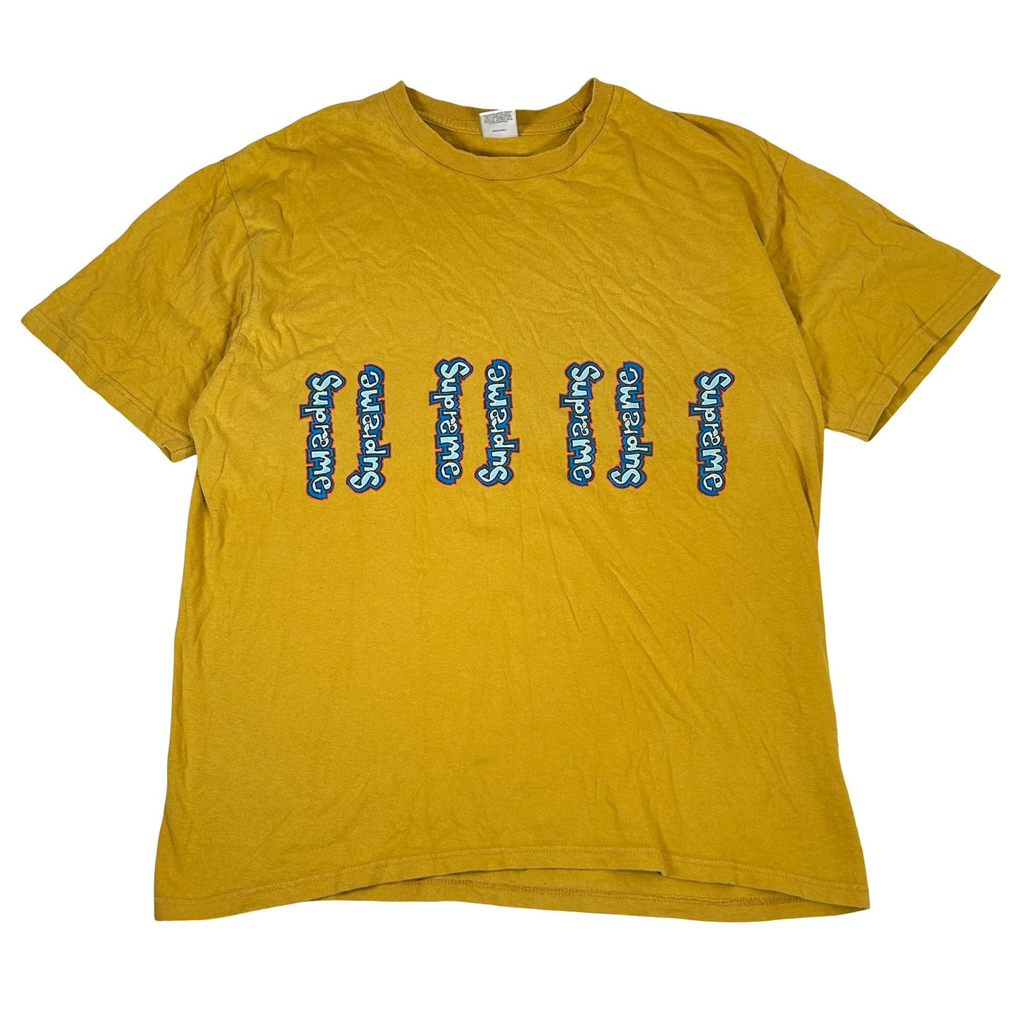Supreme Gonz Logo T-Shirt Mustard [USED] - L (Used)