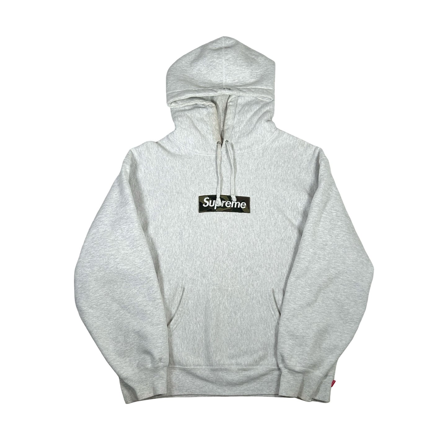 Supreme Box Logo Hooded Sweatshirt (FW23) Ash Grey [USED] - M (Used)