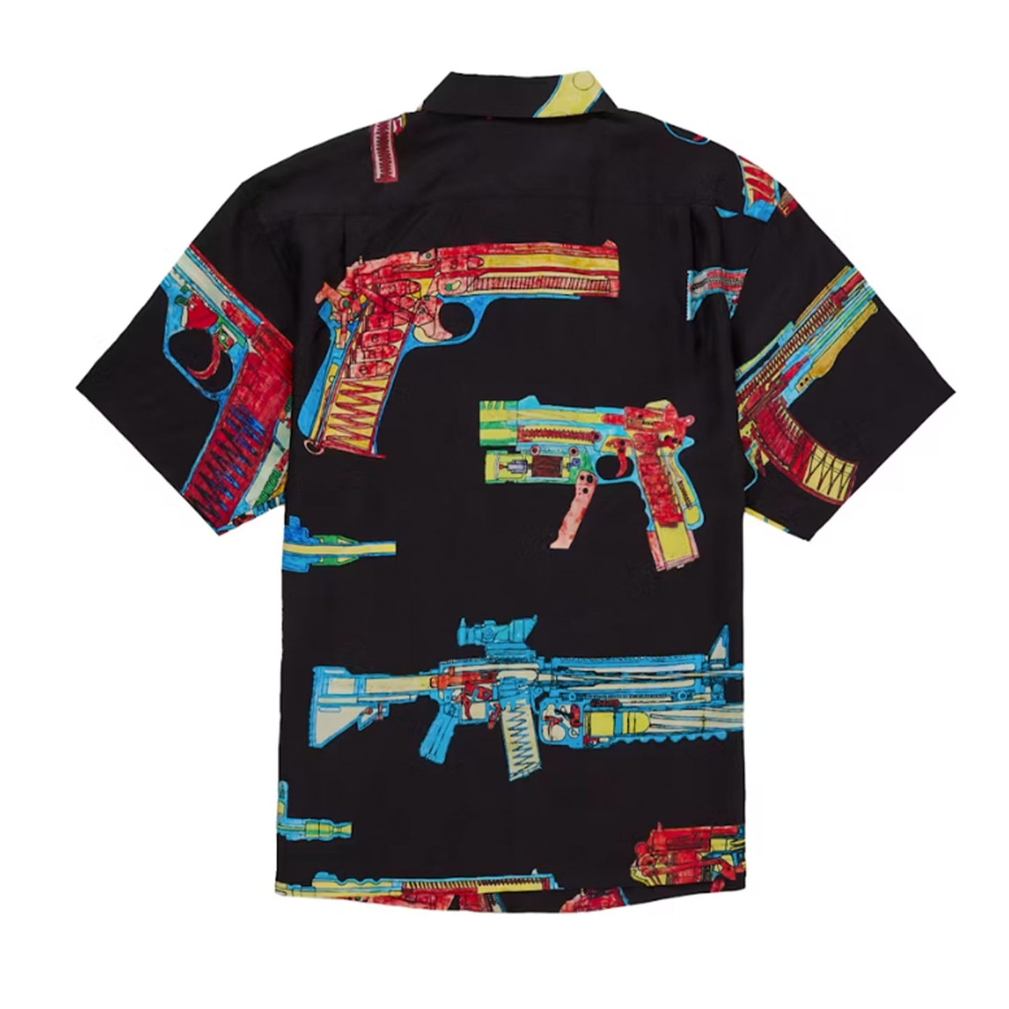 Supreme Guns Silk S/S Shirt Black