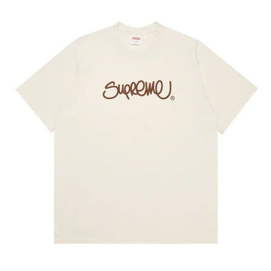 Supreme Handstyle Tee Natural [USED] - S (Used)