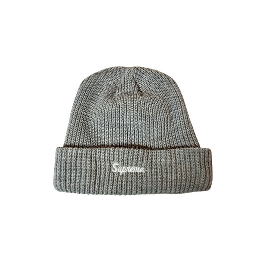 Supreme Loose Gauge Beanie (FW24) Heather Grey [USED]