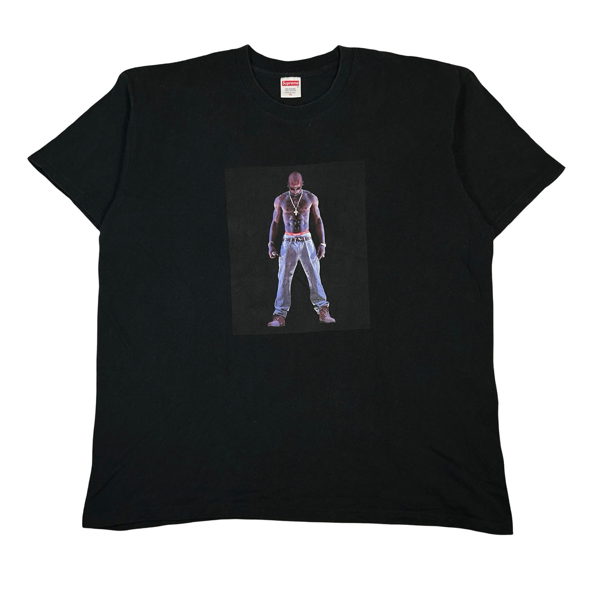 Supreme Tupac Hologram Tee Black [USED] - XL (Used)