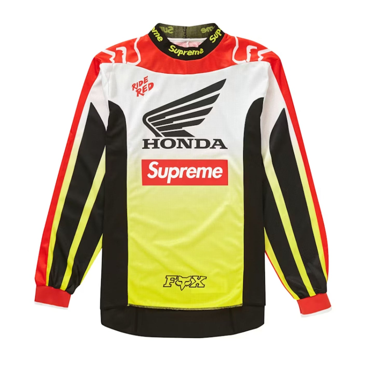 Supreme Honda Fox Racing Moto Jersey Top Red