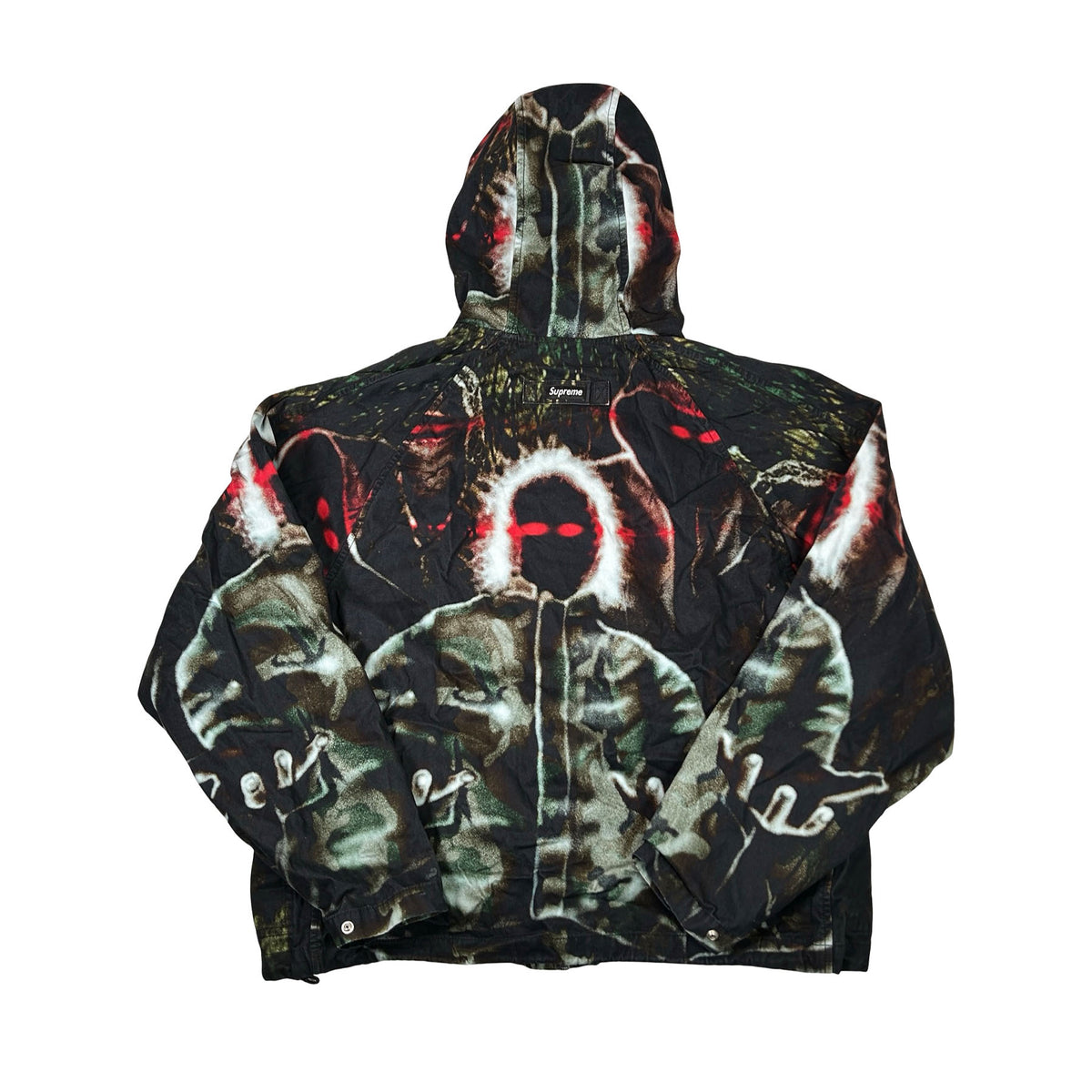 Supreme Hooded Raglan Jacket Art Dealer Camo [USED] - S (Used)