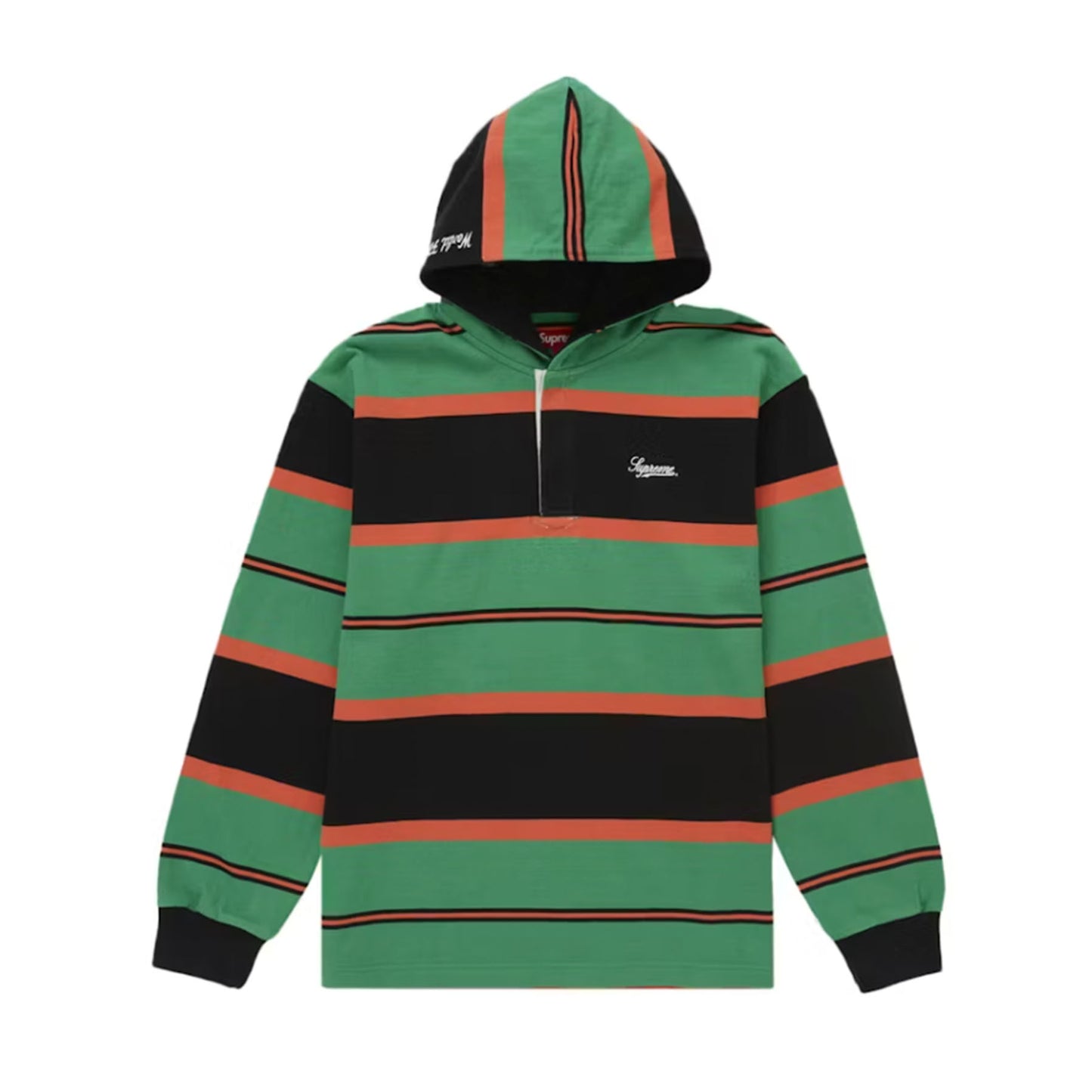 Supreme Hooded Rugby Green [USED] - M (Used)