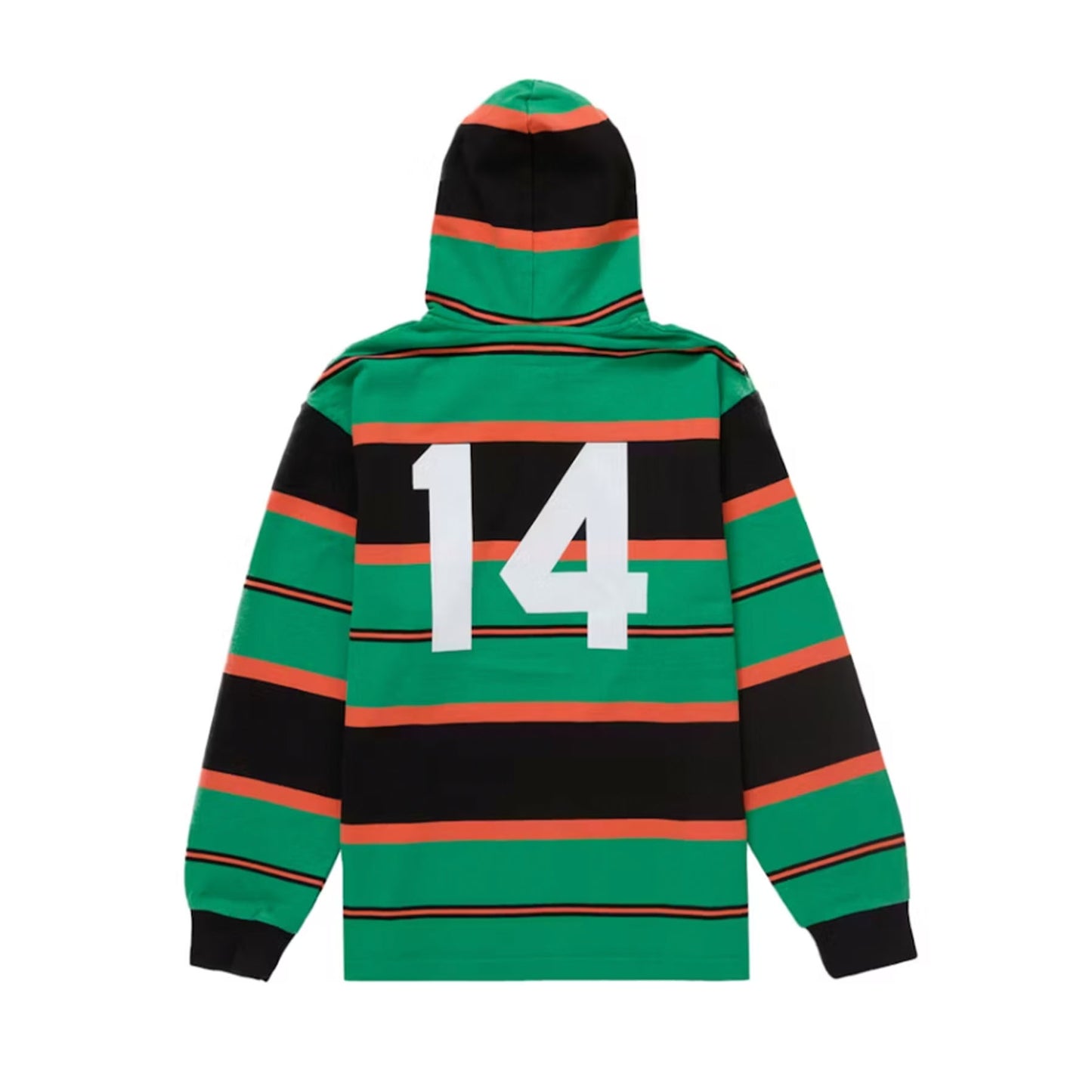 Supreme Hooded Rugby Green [USED] - M (Used)