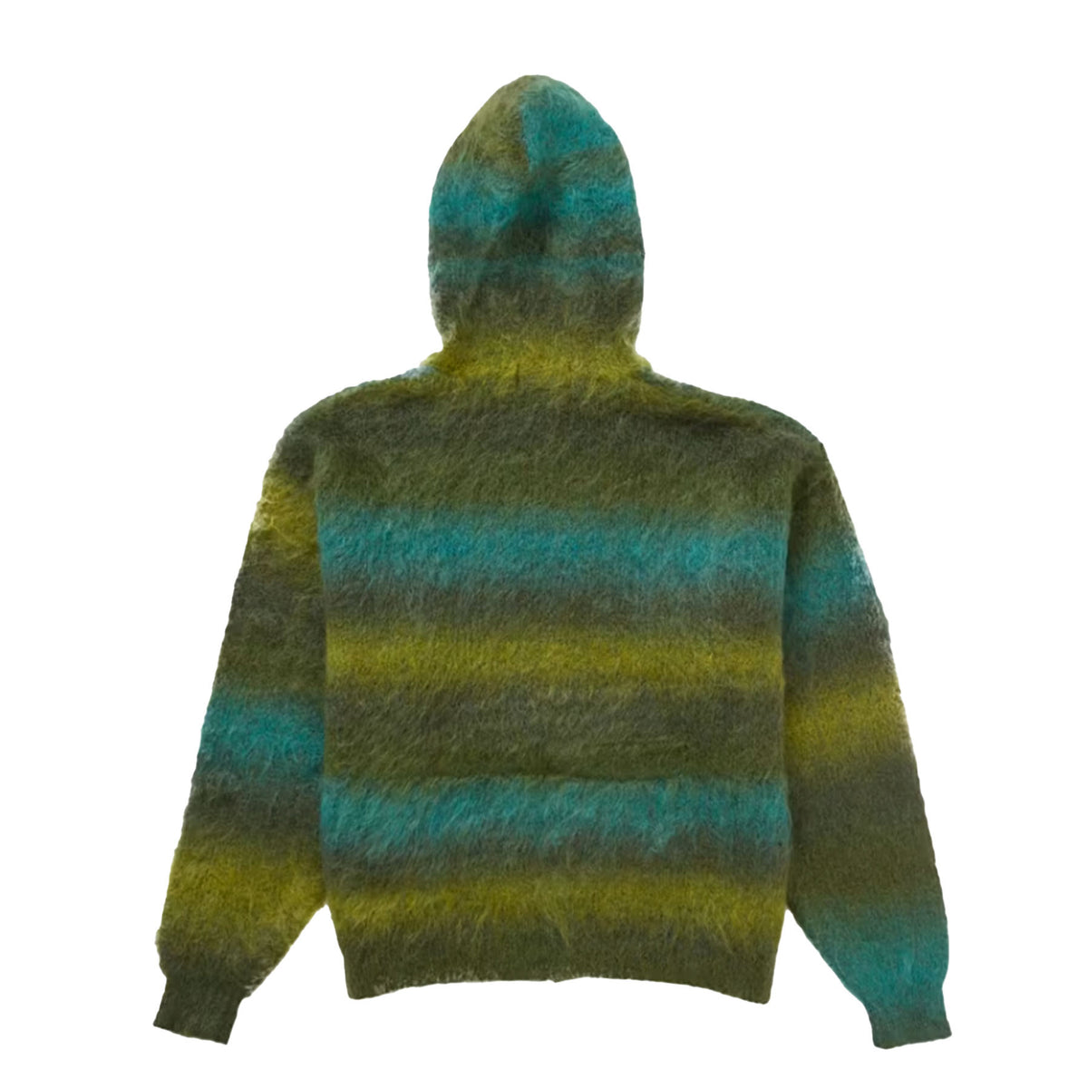Supreme Hysteric Glamour Mohair Zip Up Hooded Sweater Olive