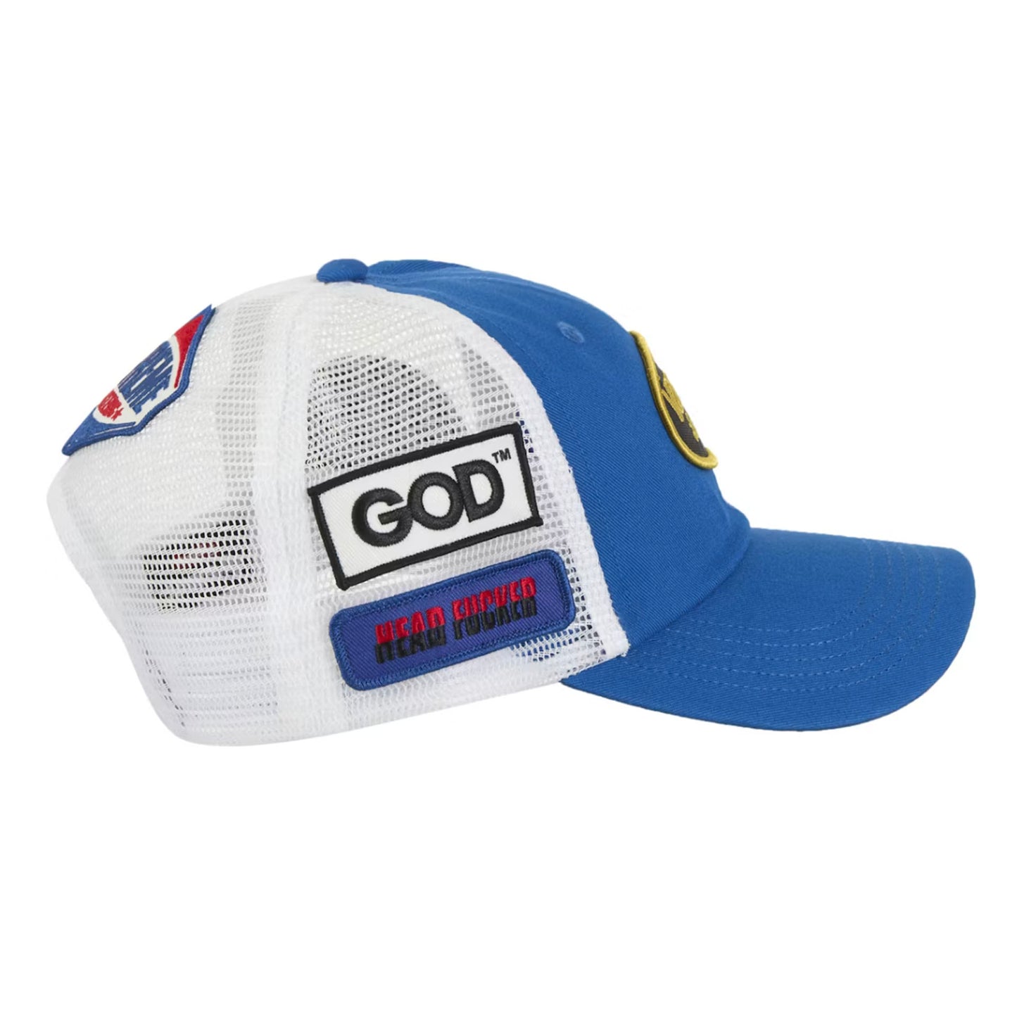 Supreme Hysteric Glamour Vanson Leather Mesh Back 6-Panel Blue