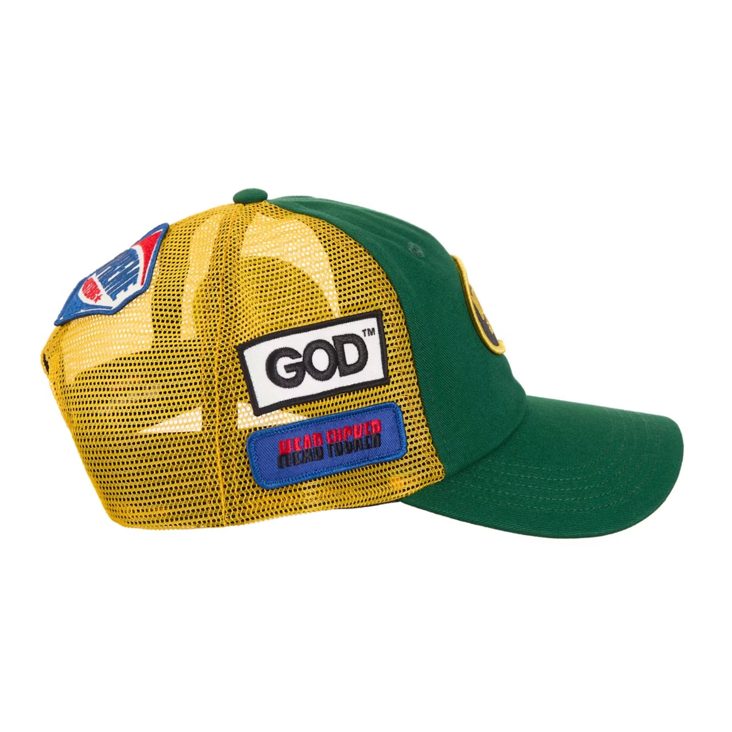 Supreme Hysteric Glamour Vanson Leather Mesh Back 6-Panel Green