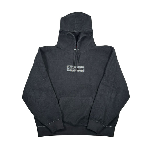 Supreme Inside Out Box Logo Hooded Sweatshirt Black [USED] - L (Used)