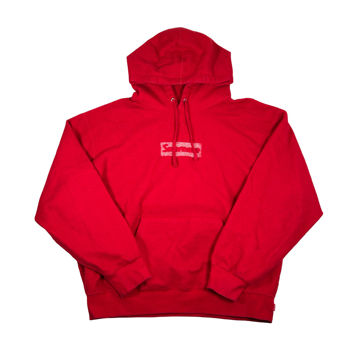 Supreme Inside Out Box Logo Hooded Sweatshirt Red [USED] - L (Used)
