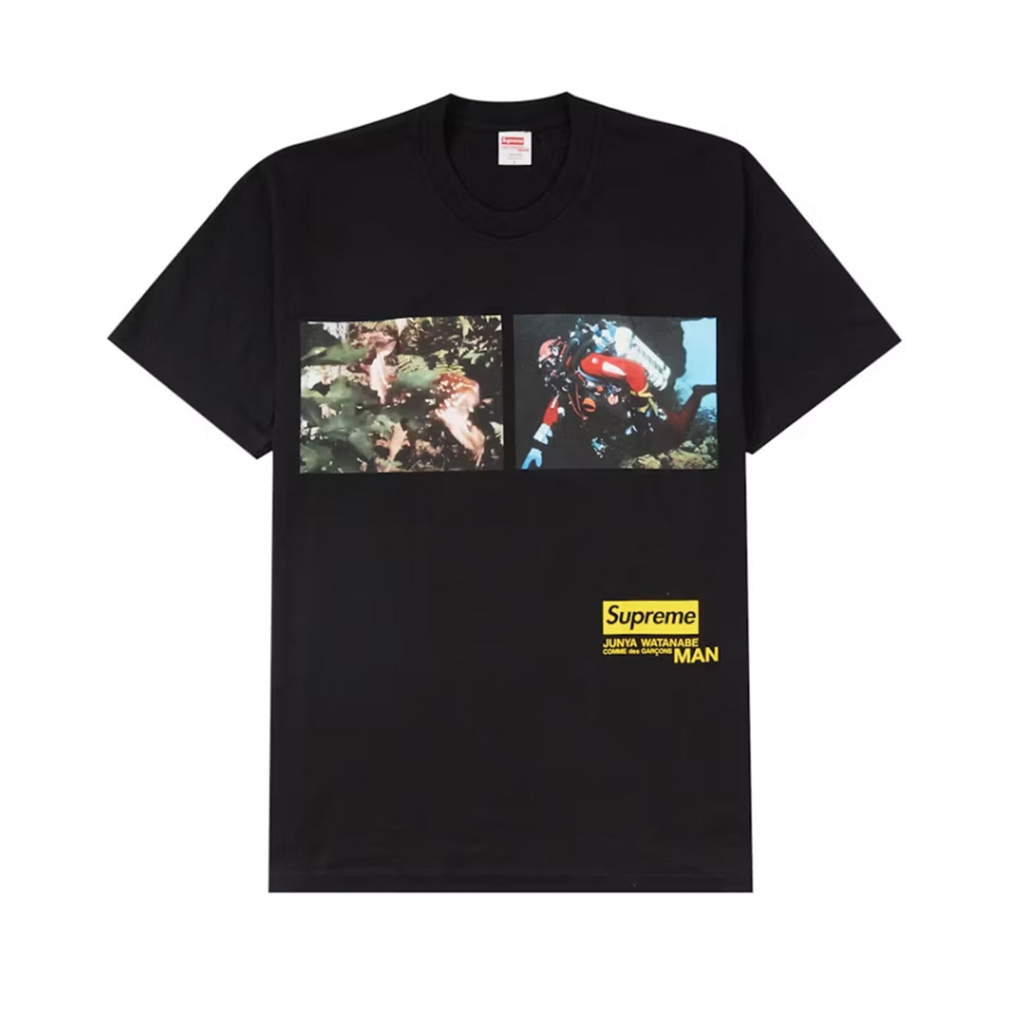 Supreme JUNYA WATANABE CDG MAN Nature Tee Black [USED] - L (Used)