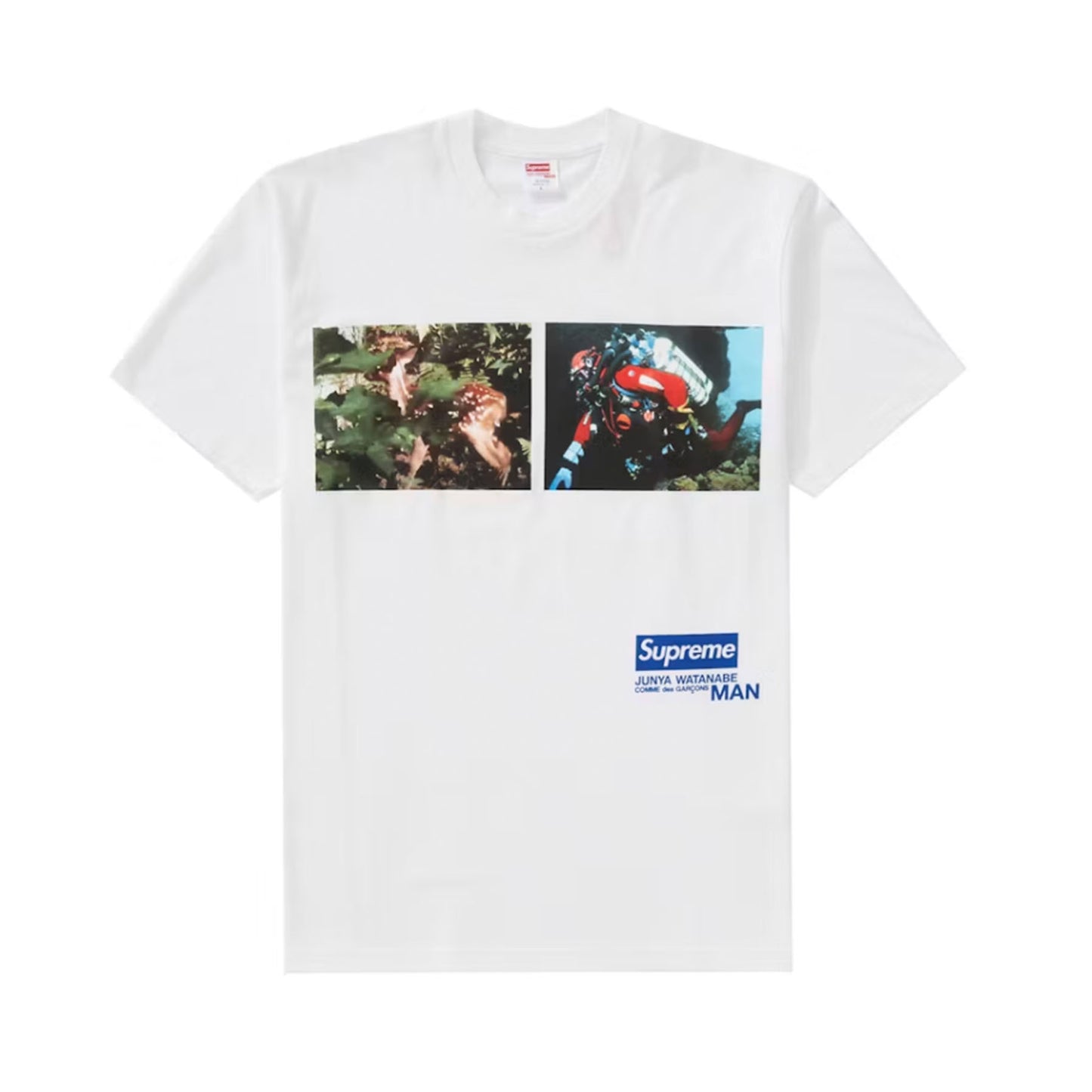 Supreme JUNYA WATANABE CDG MAN Nature Tee White [USED] - L (Used)