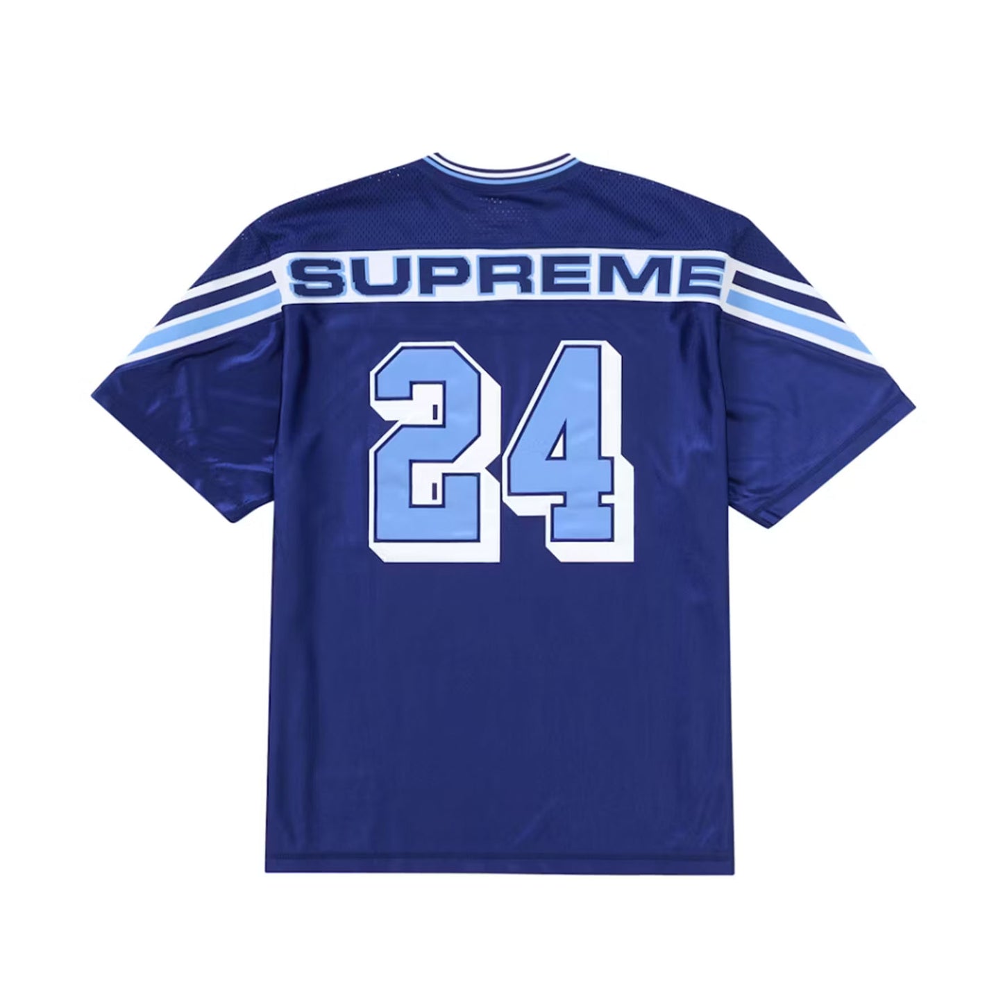 Supreme Jacquard Rib Football Jersey Navy [USED] - L (USED)