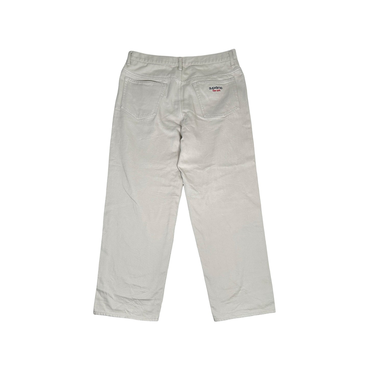 Supreme Baggy Selvedge Jean (FW25) Natural [USED] - 32 (Used)