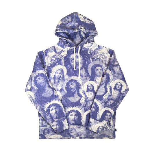 Supreme Jesus and Mary Hooded Sweatshirt Purple [USED] - M (Used)