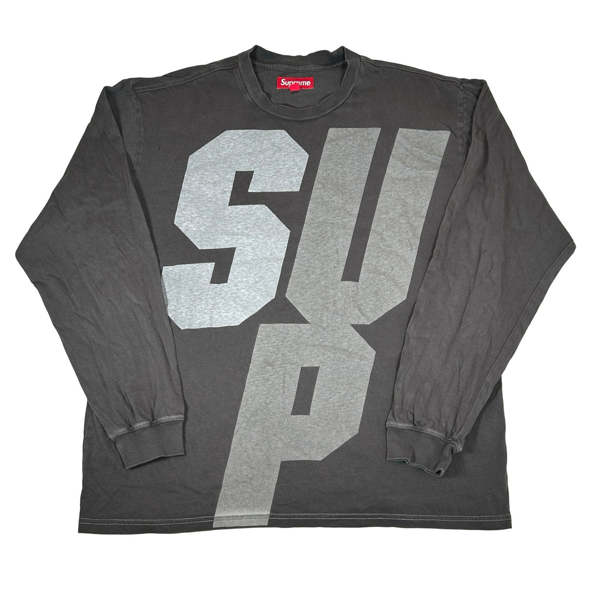 Supreme Reflective L/S Top Black [USED] - L (Used)