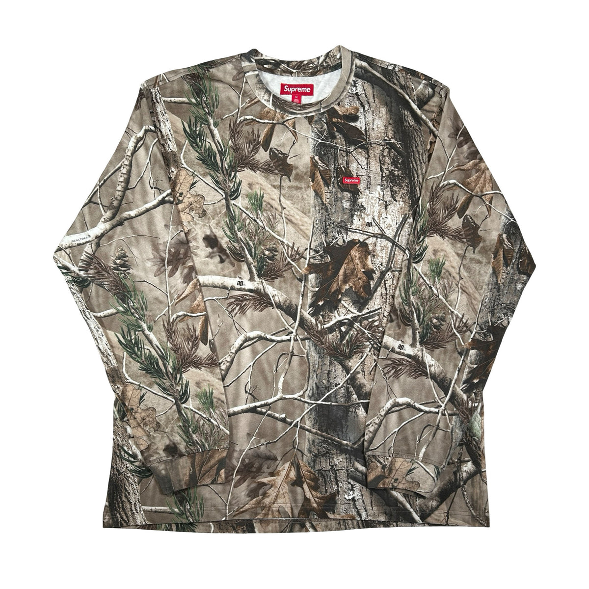 Supreme Small Box L/S Tee (FW25) Realtree AP Camo [USED] - M (Used2)
