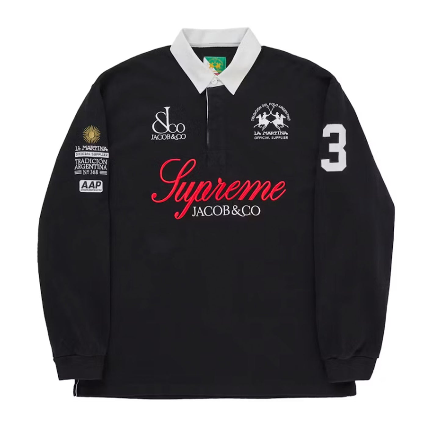 Supreme La Martina Rugby Black