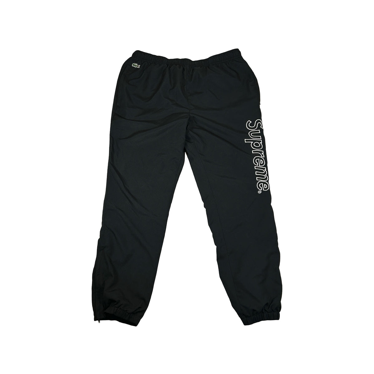 Supreme Lacoste Track Pant Black [USED] - M (Used)