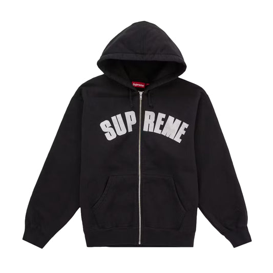 Supreme Larry Clark Zip Up Hooded Sweatshirt Black