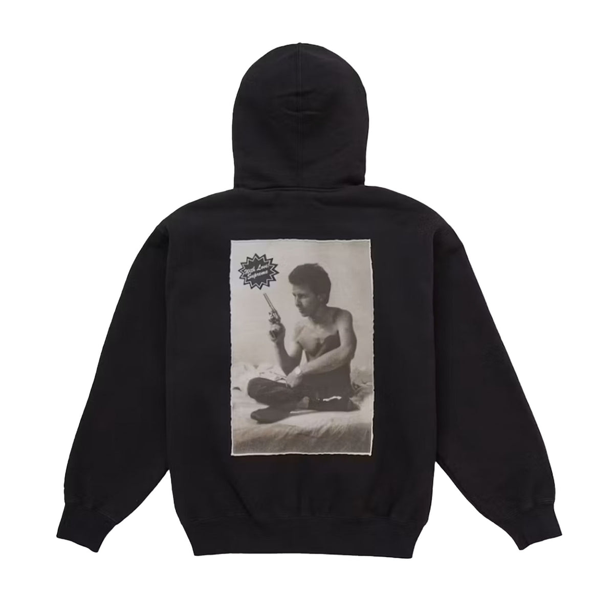 Supreme Larry Clark Zip Up Hooded Sweatshirt Black