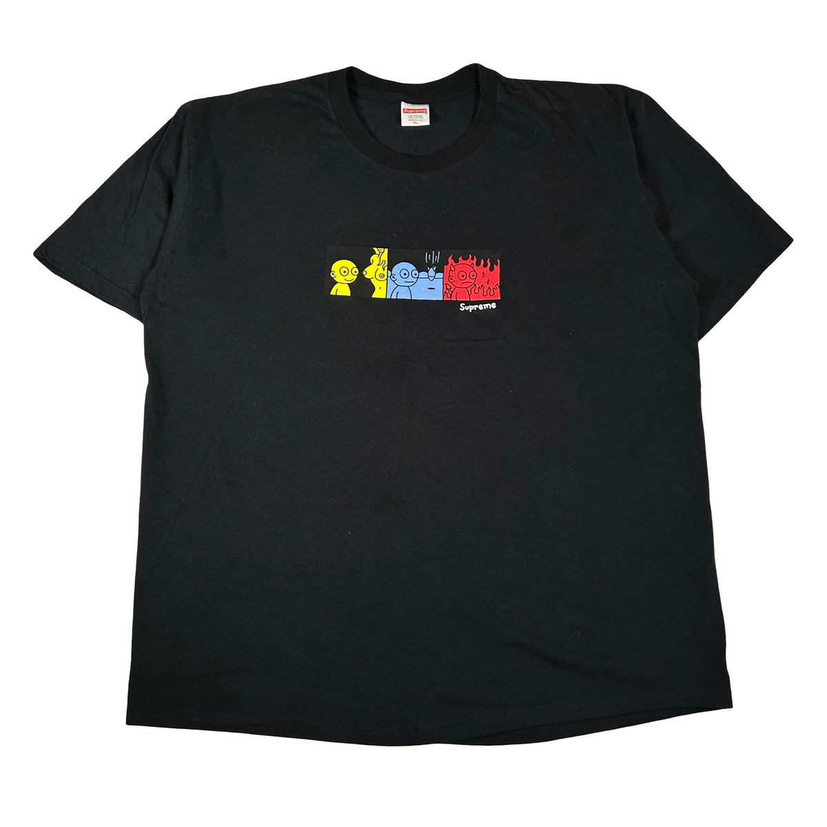 Supreme Life Tee Black [USED] - XL (Used)