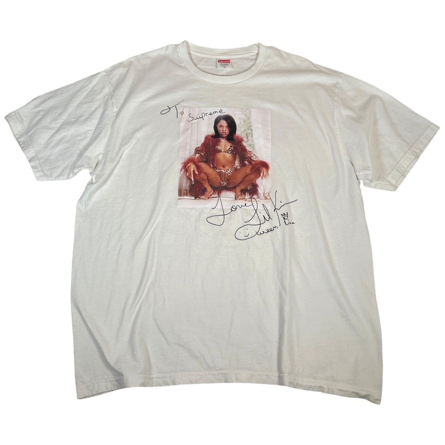 Supreme Lil Kim Tee White [USED] - XL (Used)