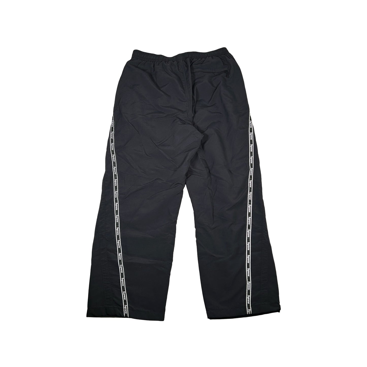 Supreme Logo Taping Track Pant Black [USED] - L (Used)