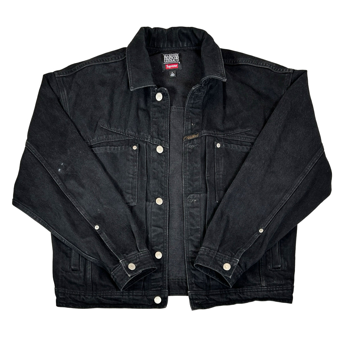 Supreme Marithé + François Girbaud X-Seam Denim Trucker Jacket Black [USED] - S (Used)