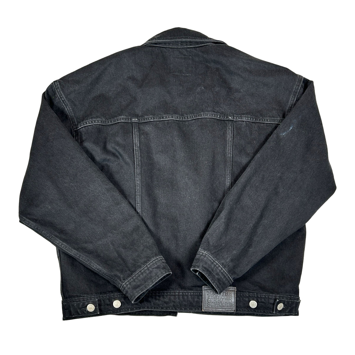 Supreme Marithé + François Girbaud X-Seam Denim Trucker Jacket Black [USED] - S (Used)