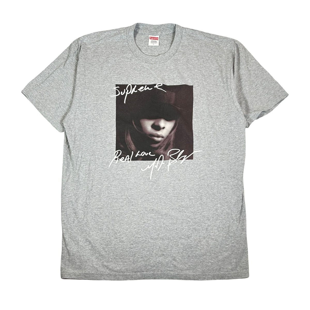 Supreme Mary J. Blige Tee Heather Grey [USED] - L (Used)