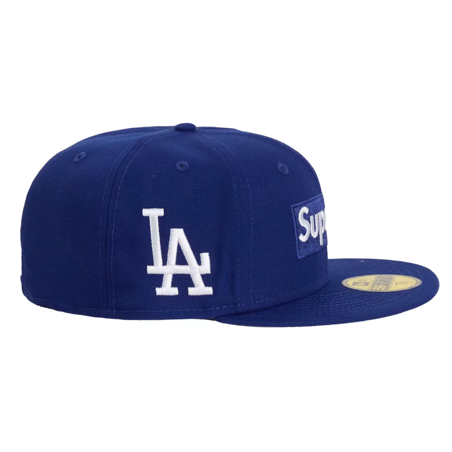 Supreme MLB Teams Los Angeles Box Logo New Era 59Fifty Fitted Cap