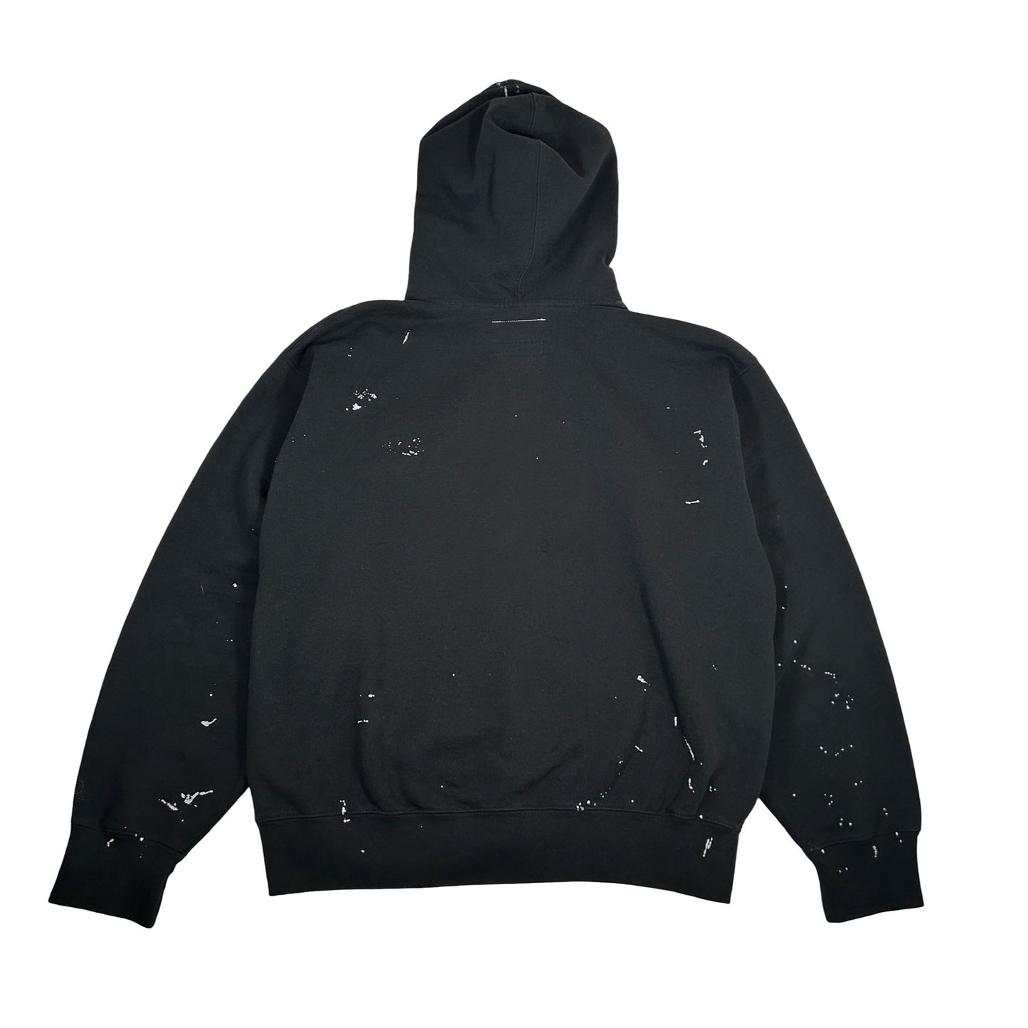 Supreme MM6 Maison Margiela Box Logo Zip Up Hooded Sweatshirt Black [USED] - M (Used)