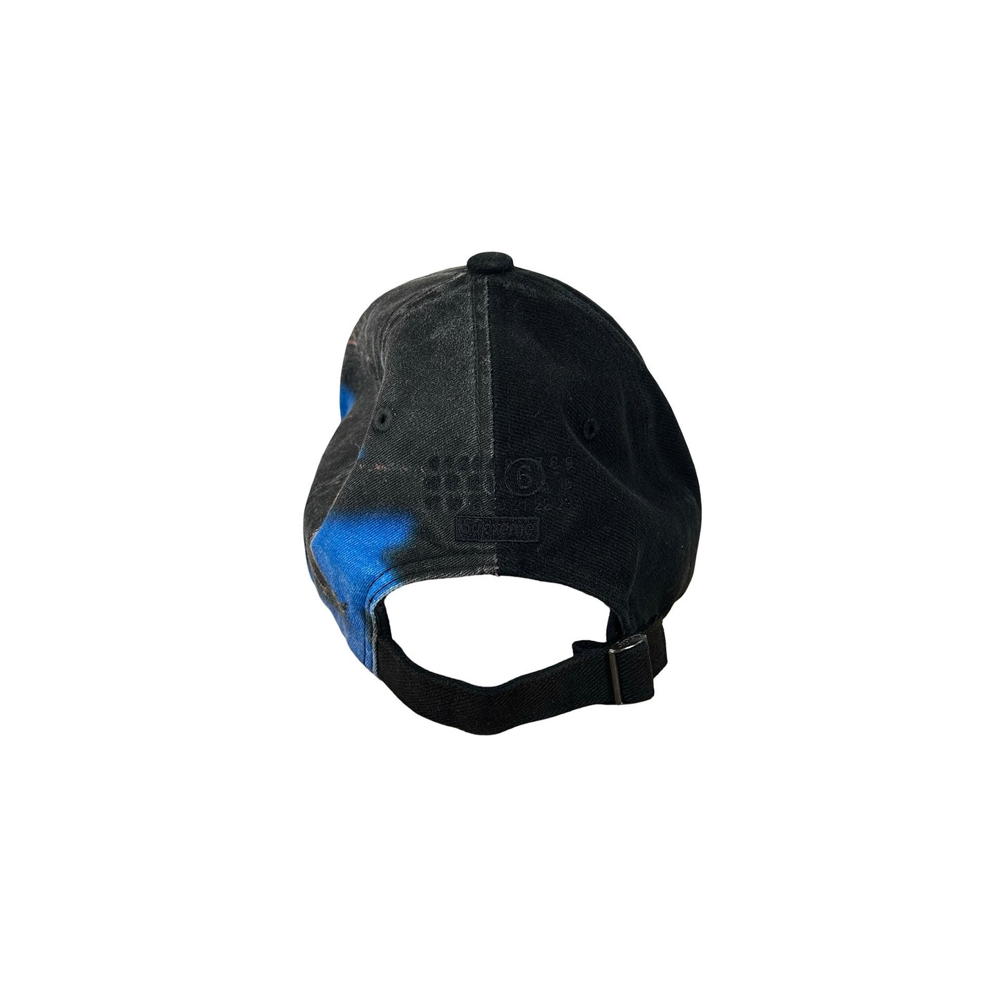 MARGIELA Supreme MM6 Maison Margiela Split 6-Panel Hat BLACK [USED]