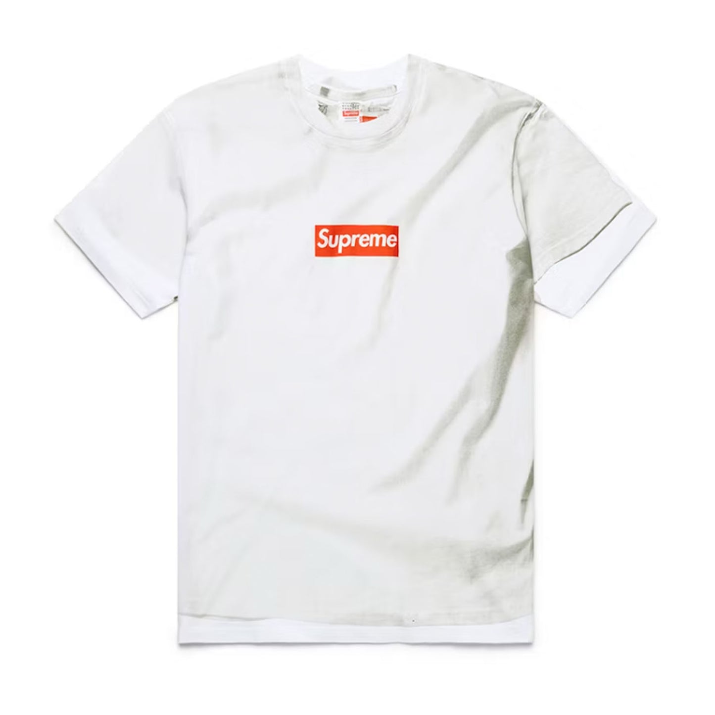 Supreme MM6 Maison Margiela Box Logo Tee White