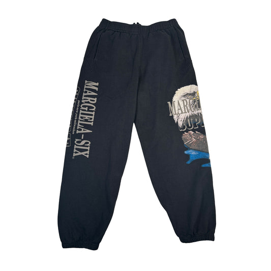 Supreme MM6 Maison Margiela Eagle Sweatpant Black [USED] - M (Used)