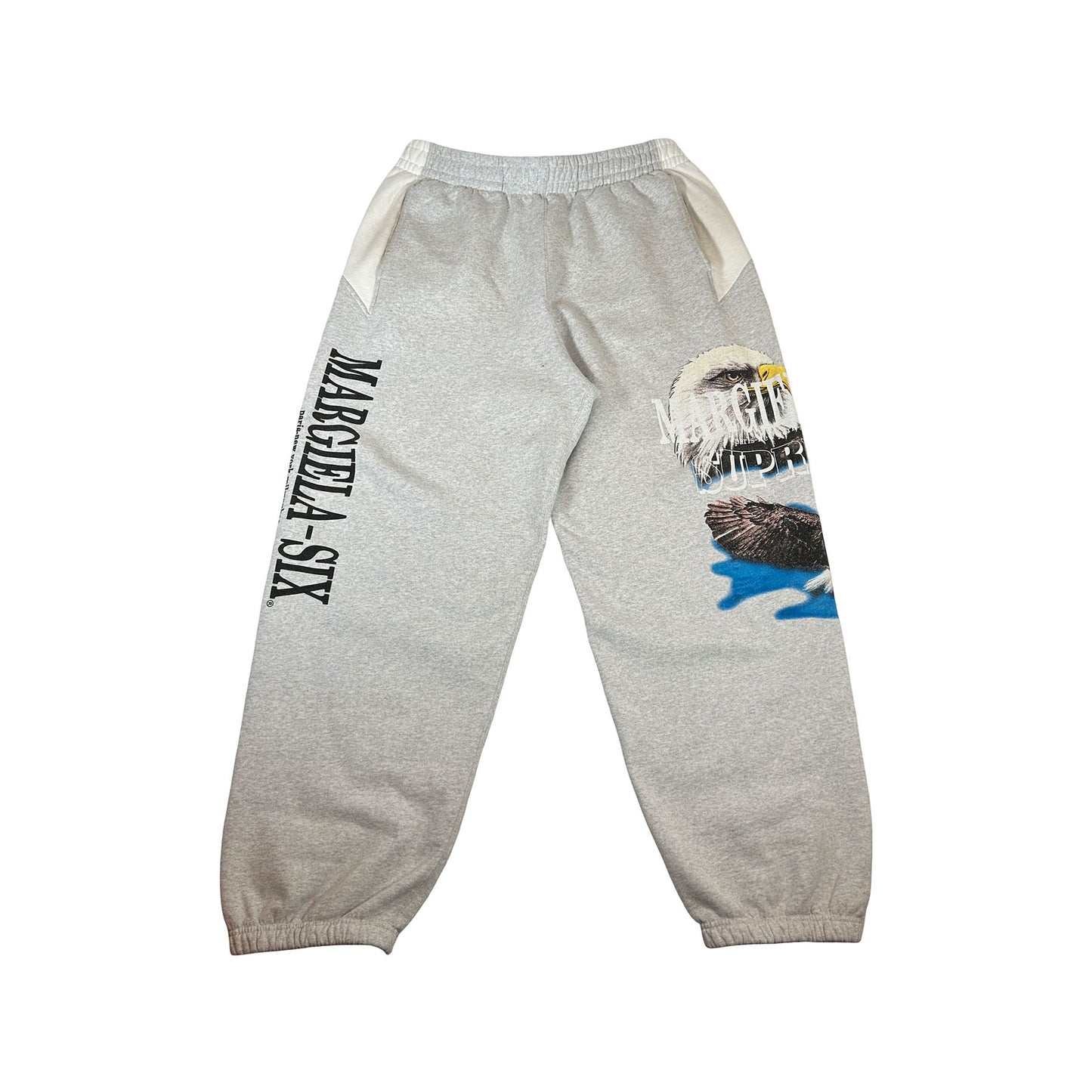 Supreme MM6 Maison Margiela Eagle Sweatpant White [USED] - L (Used)