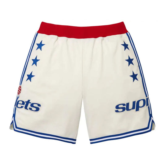 Supreme Mitchell & Ness Teams Basketball Short White