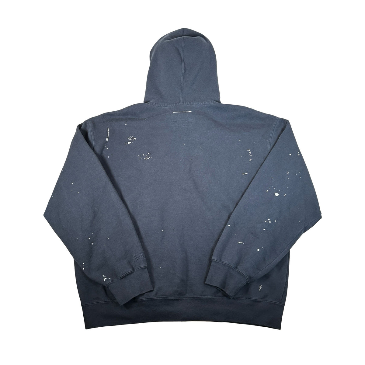 Supreme MM6 Maison Margiela Box Logo Zip Up Hooded Sweatshirt Navy [USED] - XL (Used)
