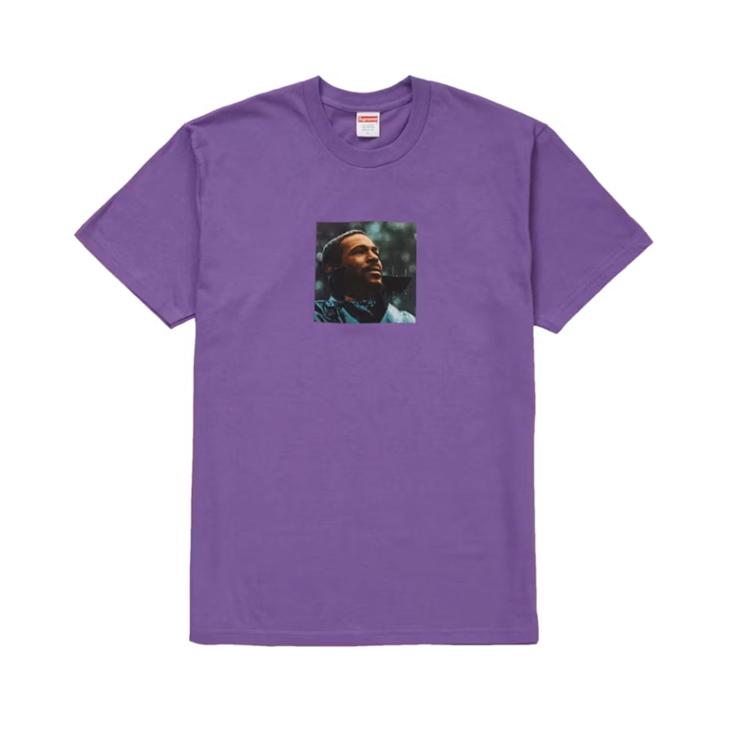 Supreme Marvin Gaye Tee Purple [USED] - XL (Used)
