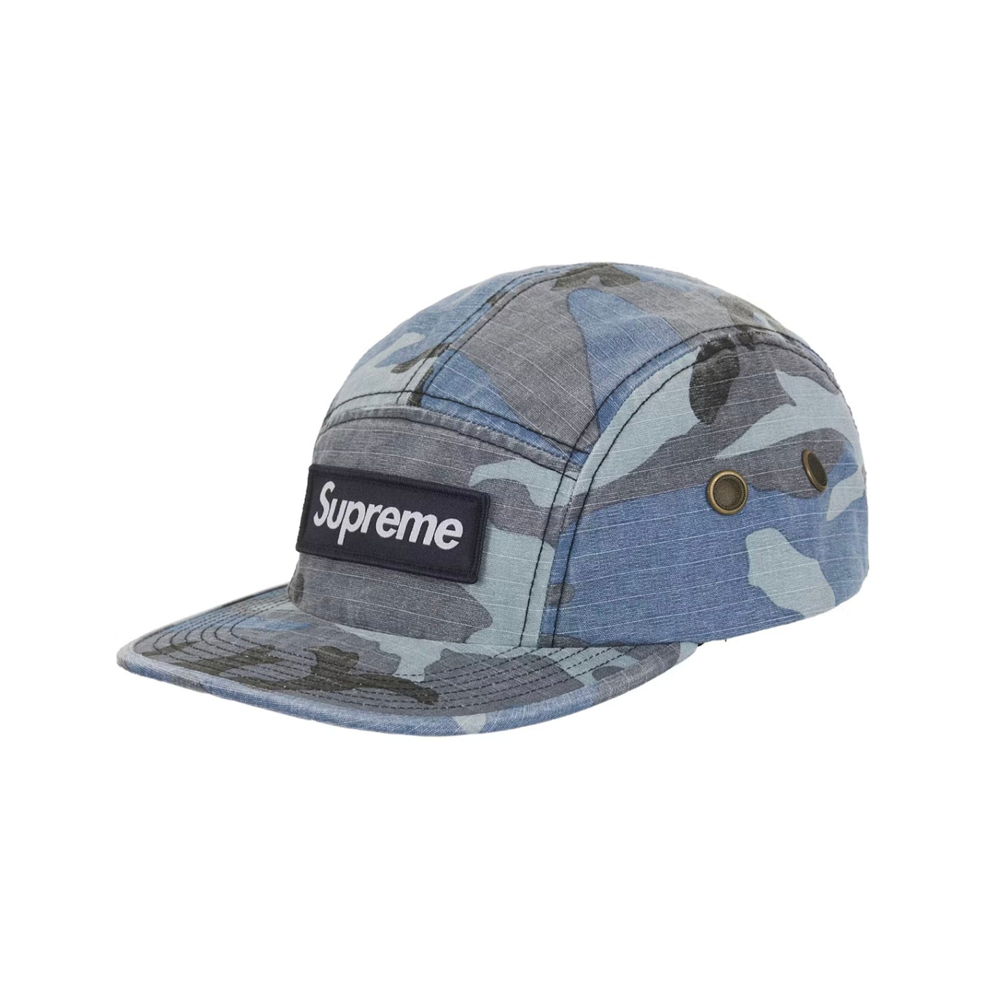 Supreme Military Camp Cap (FW25) Blue Camo [USED]