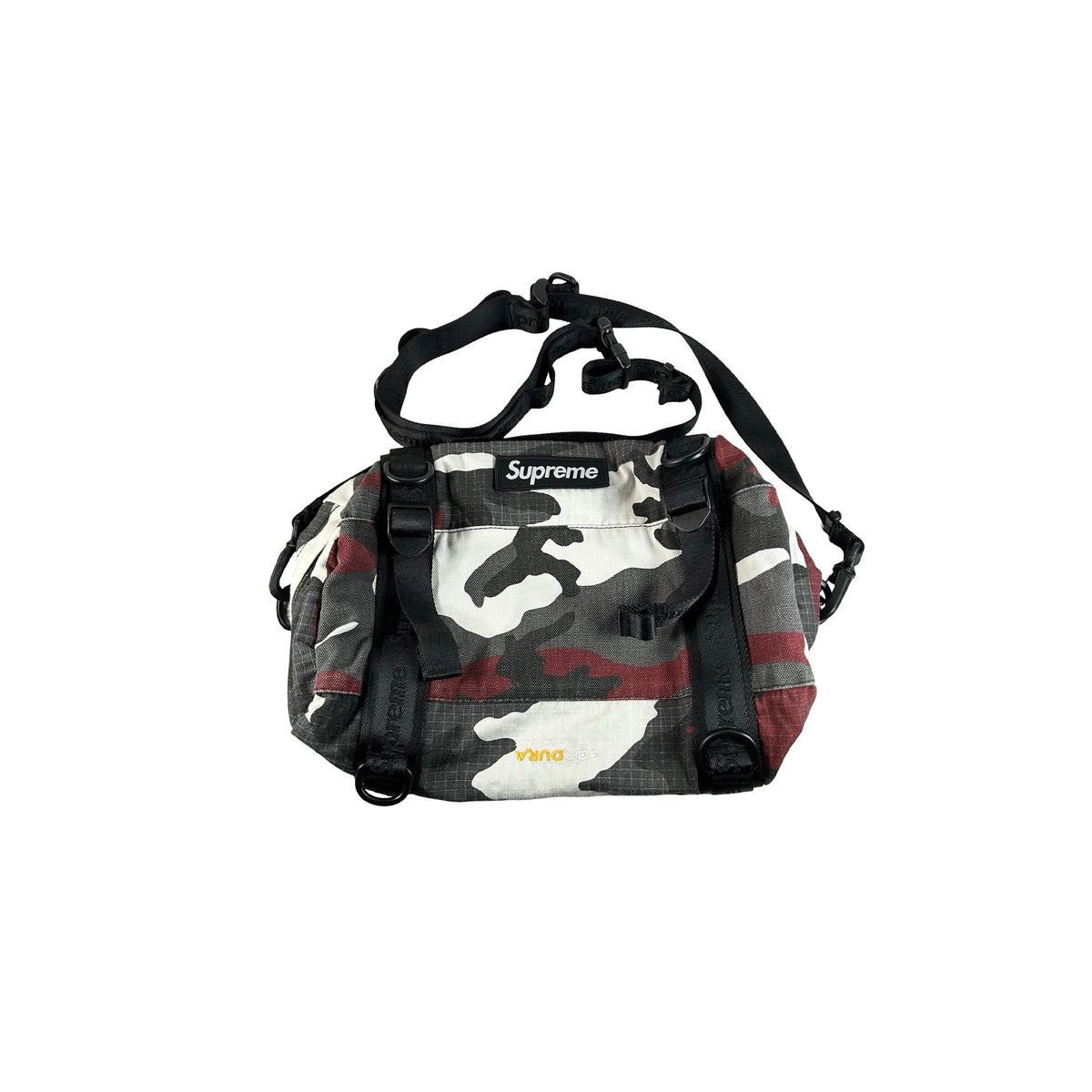Supreme Mini Duffle Bag (SS26) Red Camo [USED]