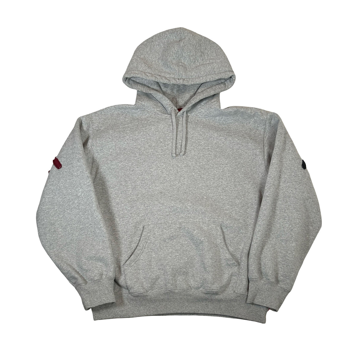 Supreme Mirrored Applique Hooded Sweatshirt Heather Grey [USED] - M (Used)