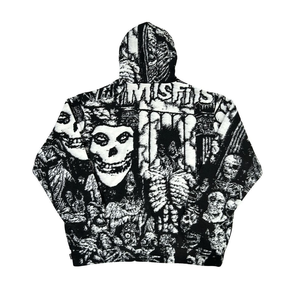Supreme The Misfits Zip Up Hooded Sweater Black [USED] - L (Used)