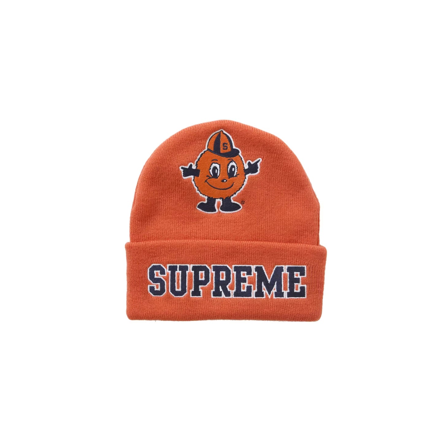 Supreme Mitchell & Ness NCAA Beanie Orange [USED] - OS (Used)